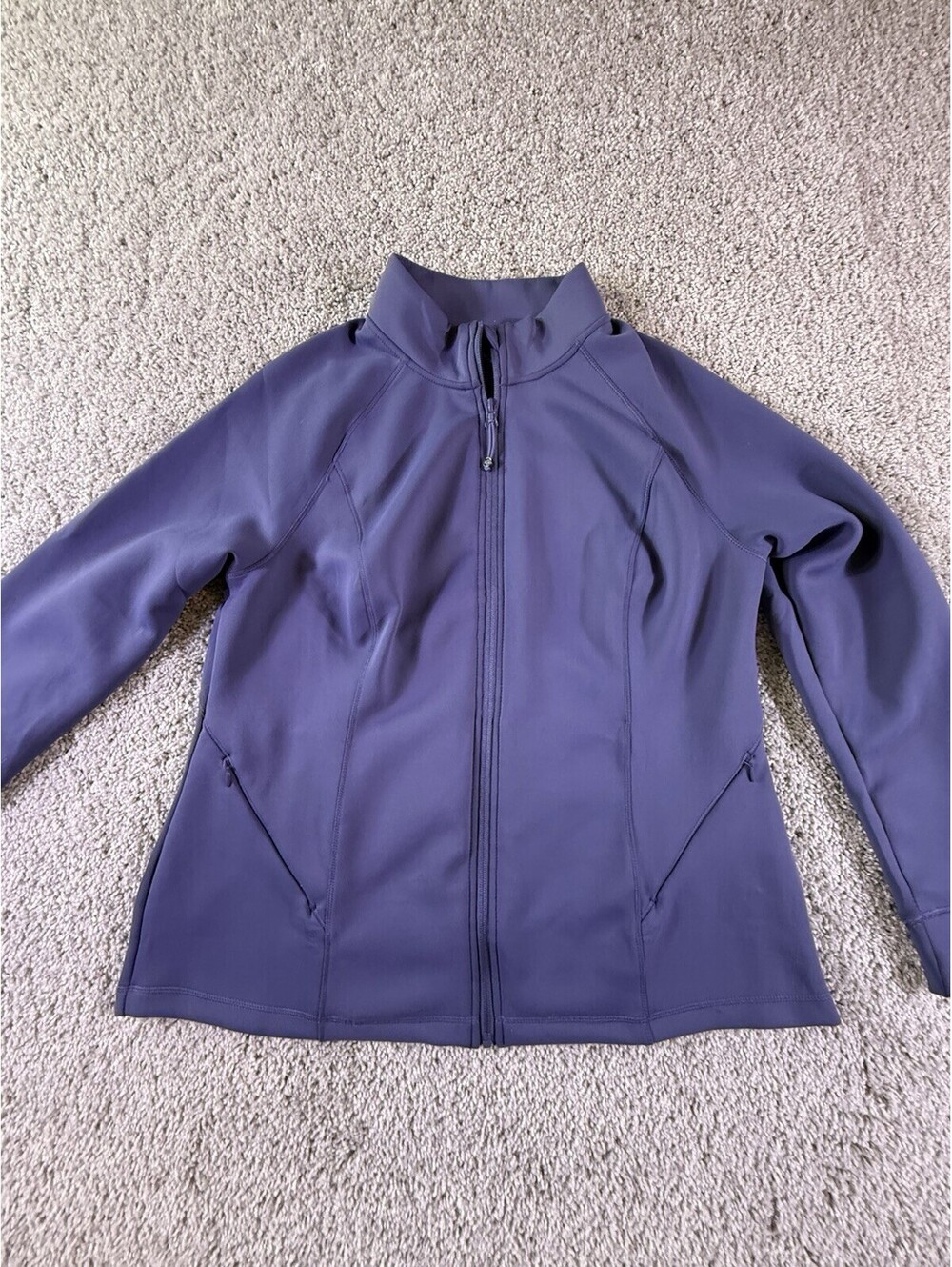 NWOT 32 Degrees Heat Women’s Full Zip Jacket Light Weight Blue Size Large